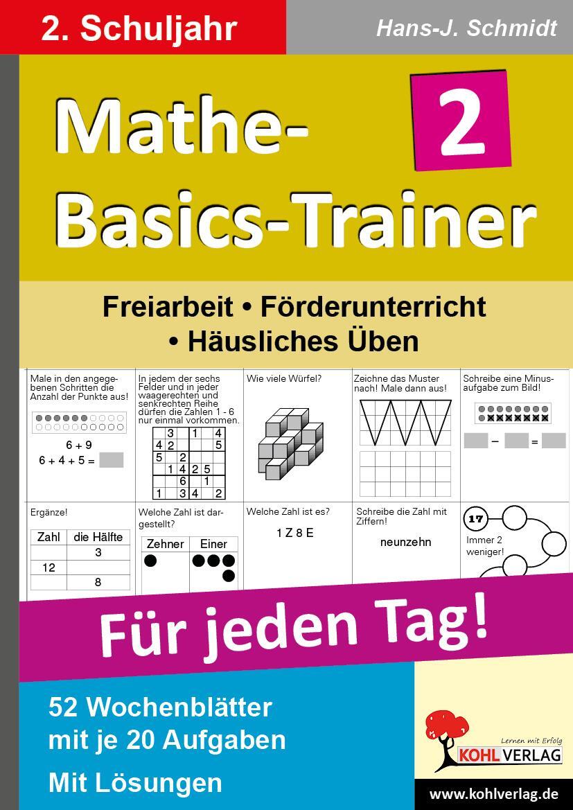 Cover: 9783866324527 | Mathe-Basics-Trainer / 2. Schuljahr Grundlagentraining für jeden Tag