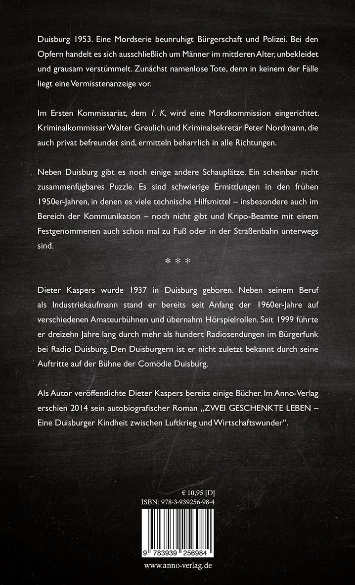 Rückseite: 9783939256984 | Kommissar Greulichs Witterung | Dieter Kaspers | Taschenbuch | Deutsch