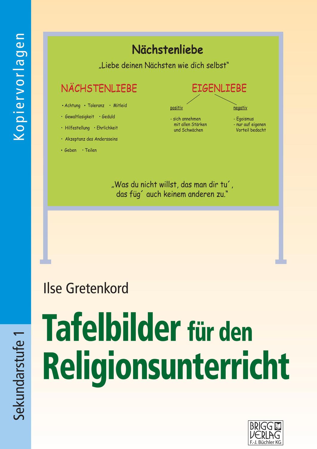 Cover: 9783956603969 | Tafelbilder für den Religionsunterricht | Ilse Gretenkord | Buch