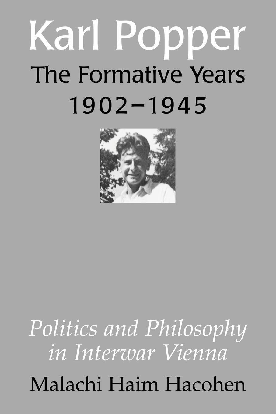 Cover: 9780521890557 | Karl Popper - The Formative Years, 1902 1945 | Malachi Haim Hacohen