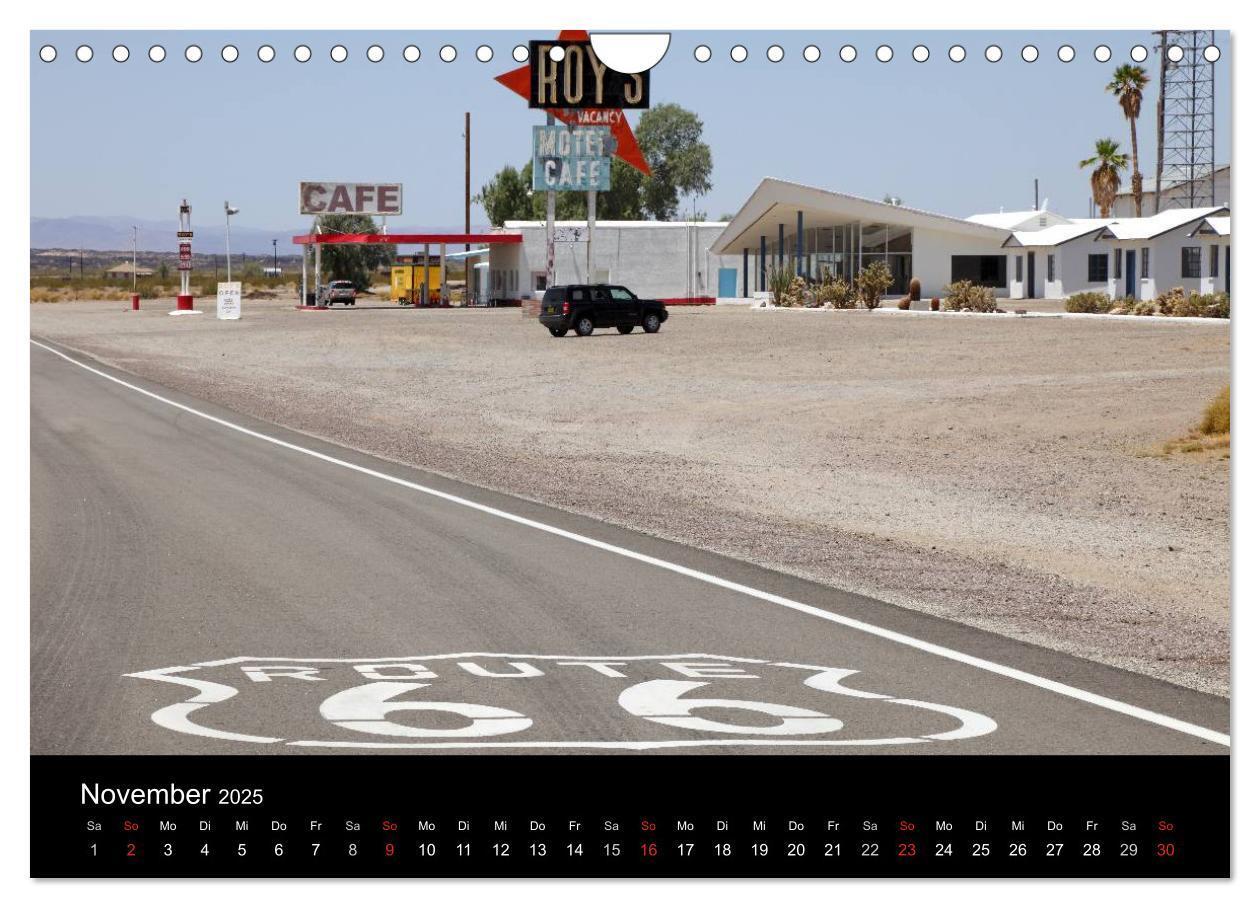 Bild: 9783435791767 | Route 66 im Südwesten (Wandkalender 2025 DIN A4 quer), CALVENDO...