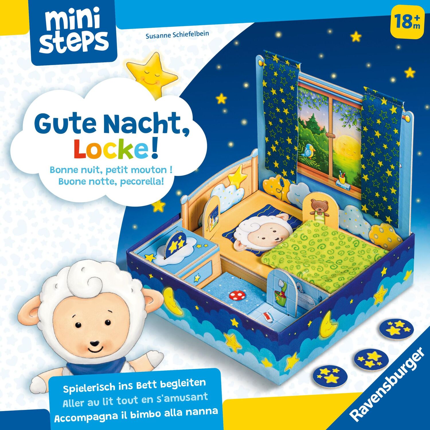 Cover: 4005556041961 | Gute Nacht, Locke! | Susanne Schiefelbein | Spiel | Spiel | Deutsch