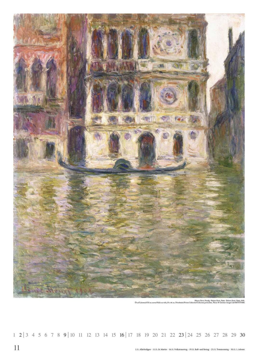 Bild: 4250809653303 | Claude Monet 2025 - Kunst-Kalender - Poster-Kalender - 50x70 | 28 S.