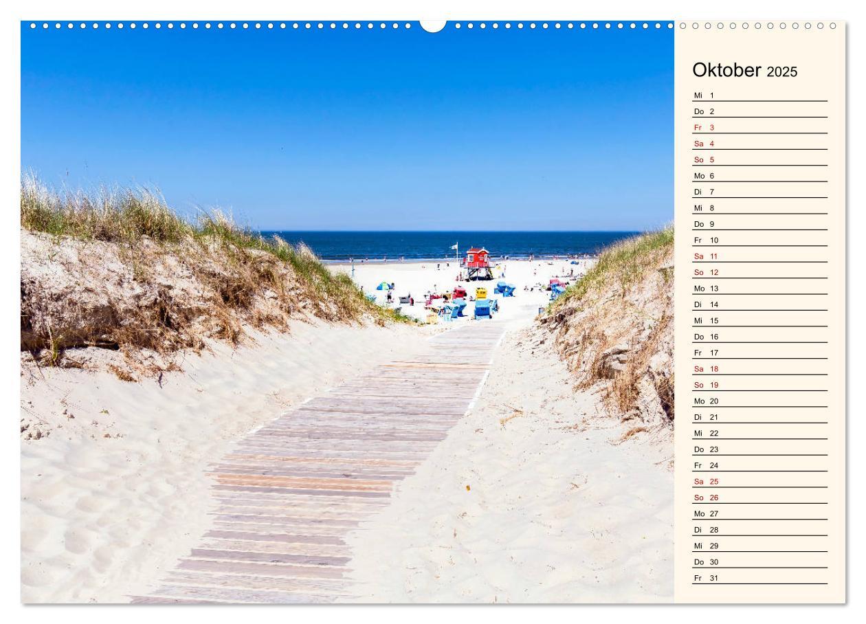 Bild: 9783435341405 | Langeoog Geburtstagskalender (Wandkalender 2025 DIN A2 quer),...