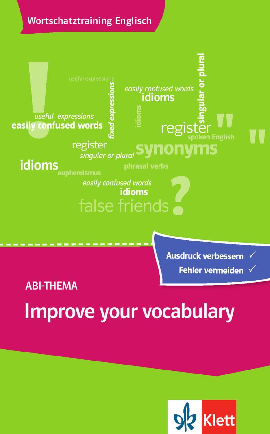 Cover: 9783125195554 | Abi Thema. Improve your vocabulary | Wortschatztrainig Englisch | Buch