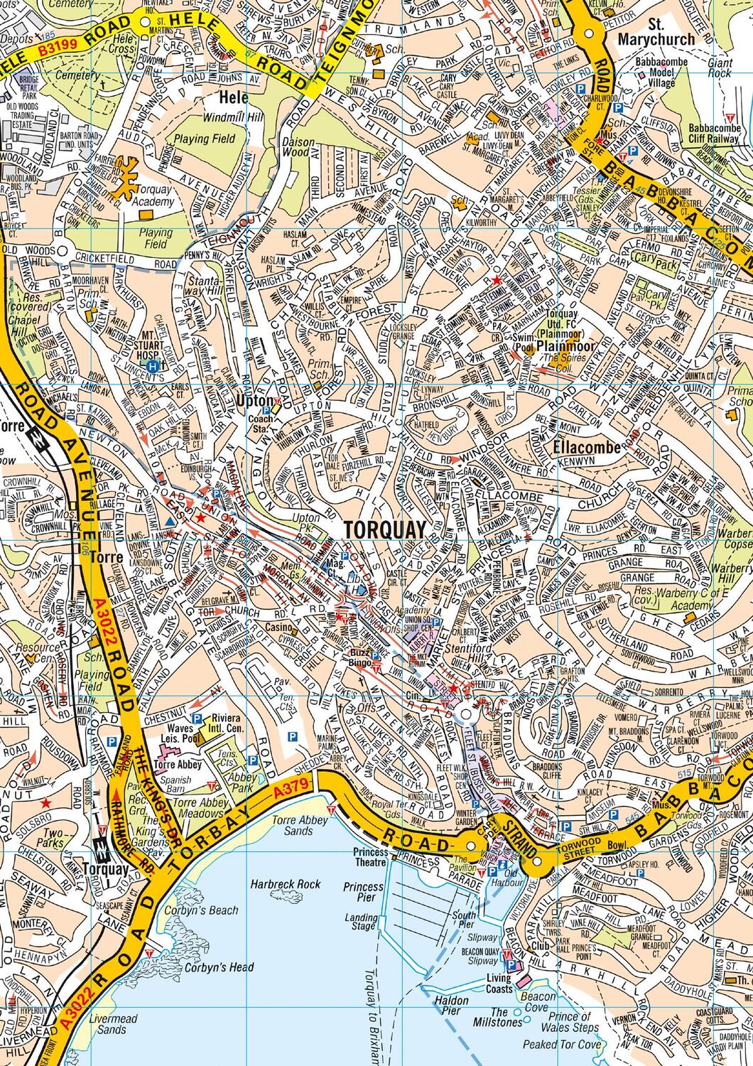 Bild: 9780008445126 | Torquay Pocket Street Map | A-Z Maps | Buch | Karte/Landkarte | 2021