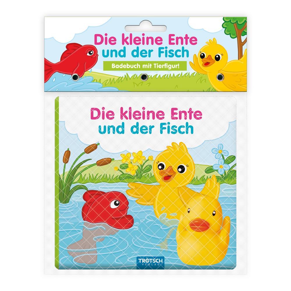 Cover: 9783988020628 | Trötsch Badebuch mit Tierfigur Die kleine Ente und der Fisch | KG