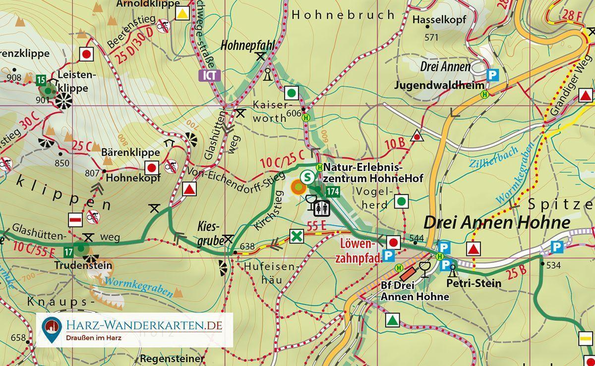 Bild: 9783945974049 | Der Harz in 4 Teilen. Wander- und Fahrradkartenset 1 : 30 000 | V.