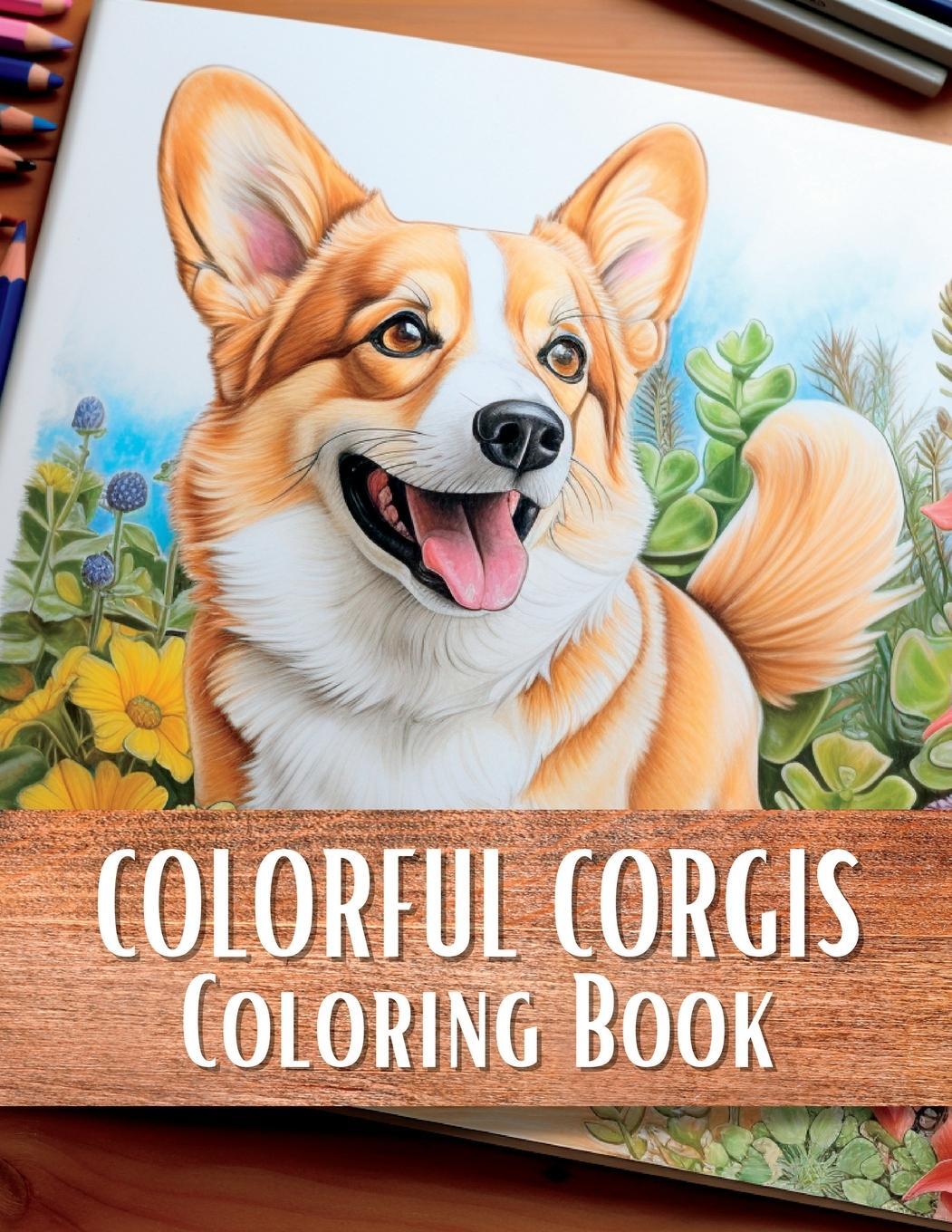 Cover: 9781923108004 | Colorful Corgis Coloring Book | Upgraded Books | Taschenbuch | 2023