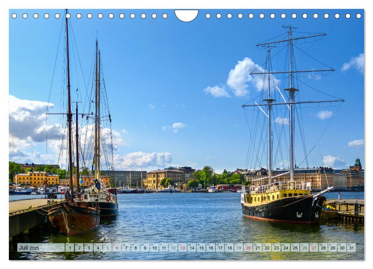 Bild: 9783435106059 | Stockholm - Maritime Ansichten (Wandkalender 2025 DIN A4 quer),...