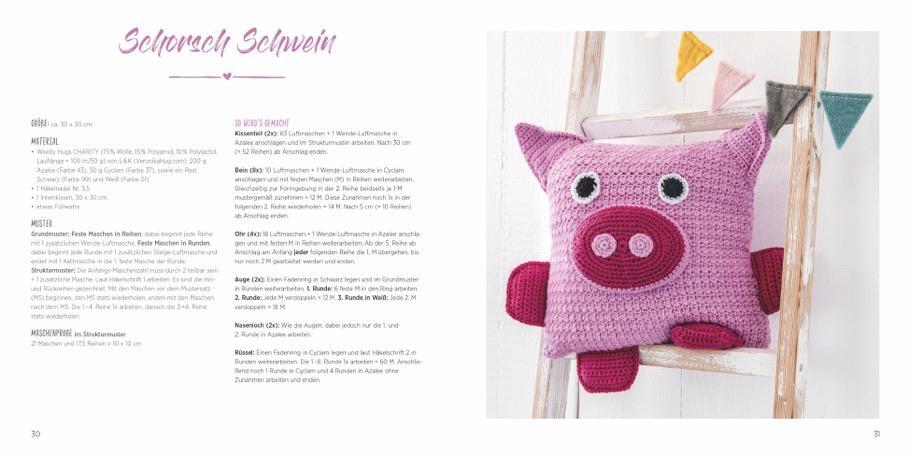 Bild: 9783841066190 | Woolly Hugs Lustige Tierkissen häkeln | Veronika Hug | Buch | 96 S.