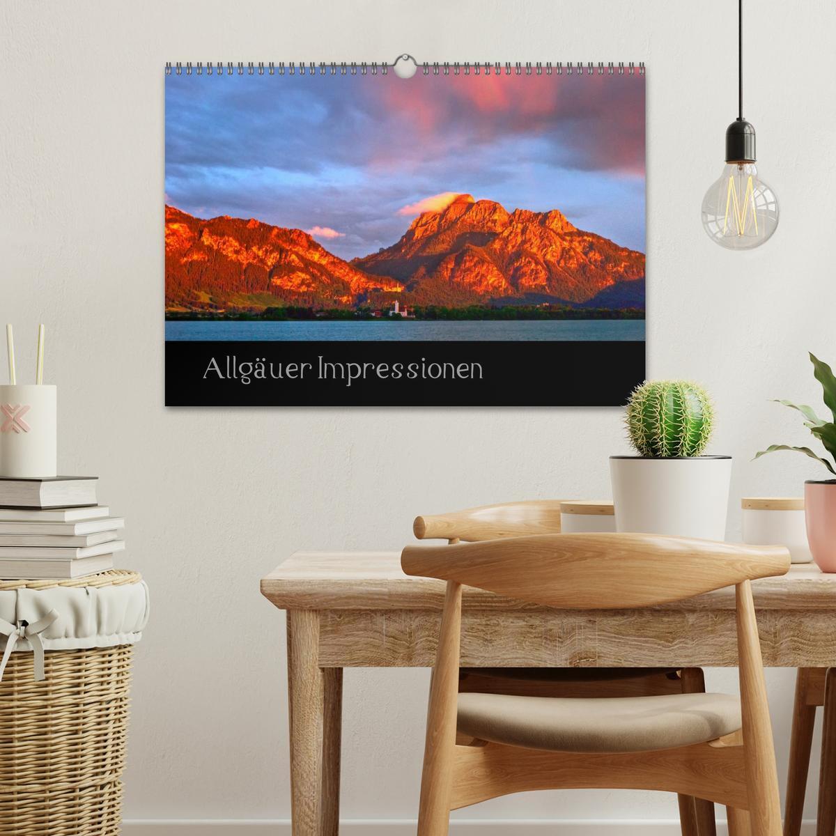 Bild: 9783435558773 | Allgäuer Impressionen (Wandkalender 2025 DIN A3 quer), CALVENDO...