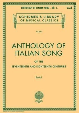 Cover: 9780793551088 | Anthology of Italian Song of the 17th and 18th Centuries - Book I:...