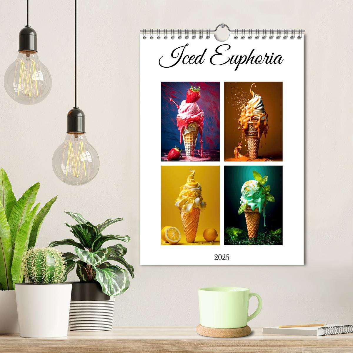 Bild: 9781325998425 | Iced Euphoria (Wall Calendar 2025 DIN A4 portrait), CALVENDO 12...