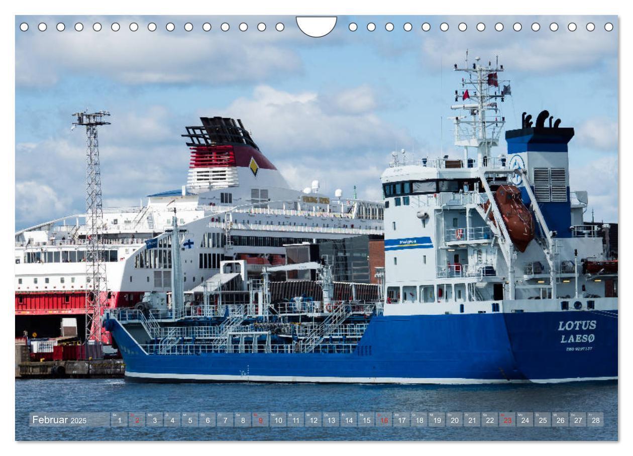 Bild: 9783435139538 | Container - Tanker - Kreuzfahrt - Schiffe (Wandkalender 2025 DIN A4...