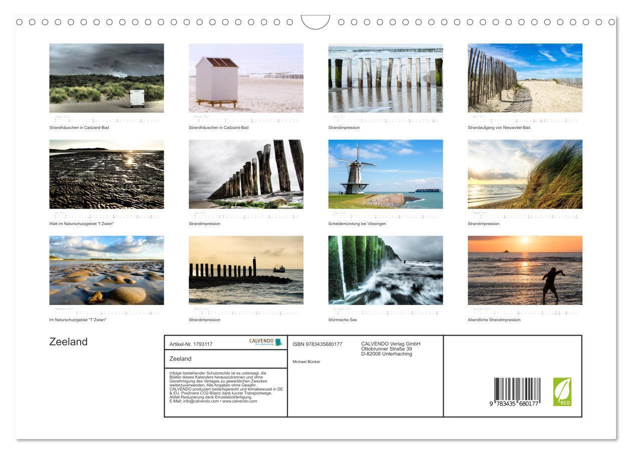 Bild: 9783435680177 | Zeeland (Wandkalender 2025 DIN A3 quer), CALVENDO Monatskalender