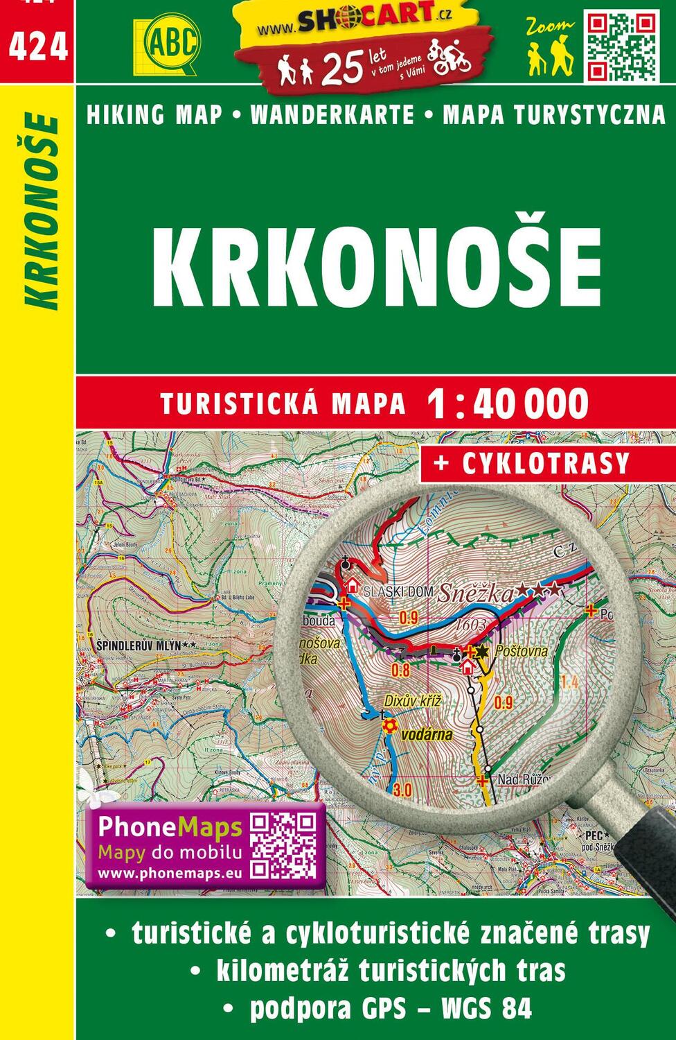Cover: 9788072247028 | Wanderkarte Tschechien Krkonose | Turisticke Mapy Cesko | (Land-)Karte