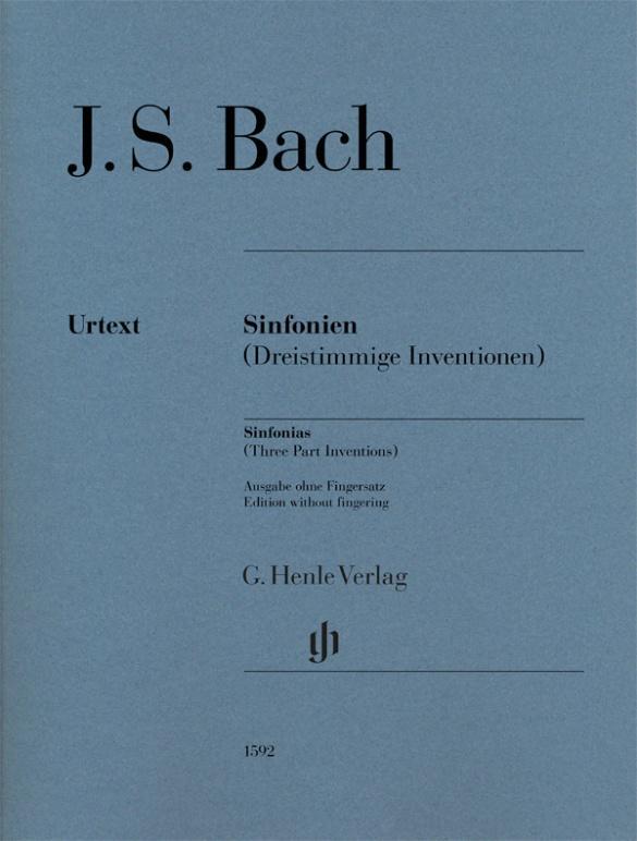 Cover: 9790201815923 | Sinfonien (Dreistimmige Inventionen) für Klavier zu zwei Händen | Bach