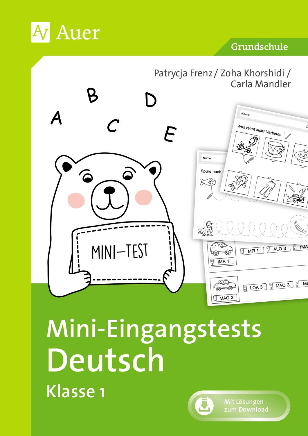 Cover: 9783403086109 | Mini-Eingangstests Deutsch - Klasse 1 | Patrycja Frenz (u. a.) | 2021
