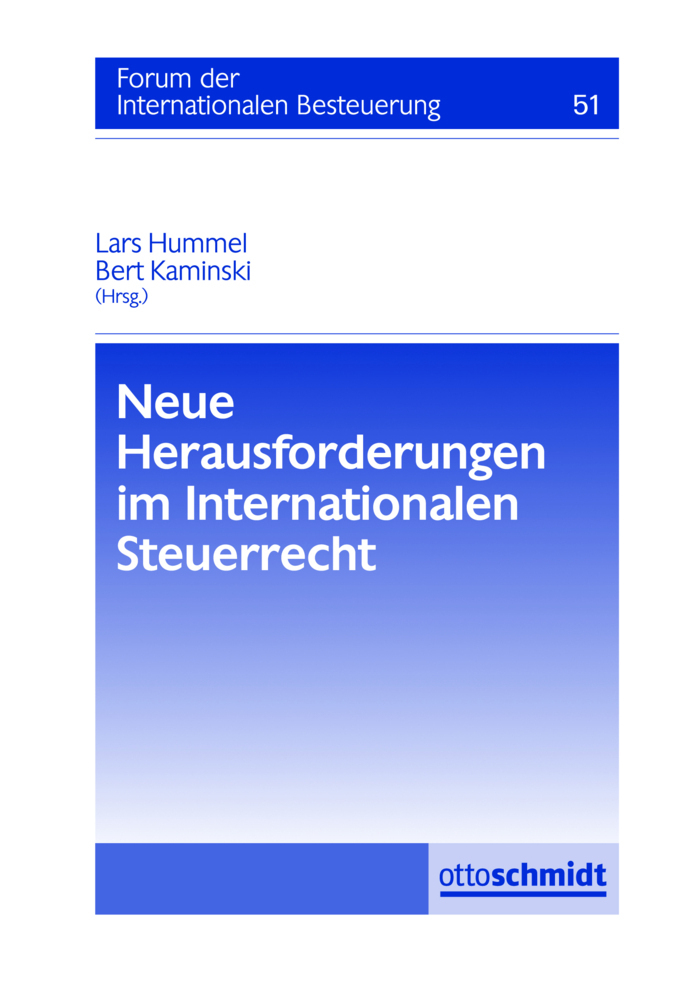 Cover: 9783504615512 | Neue Herausforderungen im Internationalen Steuerrecht | Häck (u. a.)