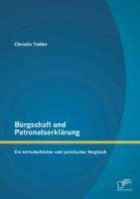 Cover: 9783842893931 | Bürgschaft und Patronatserklärung: Ein wirtschaftlicher und...