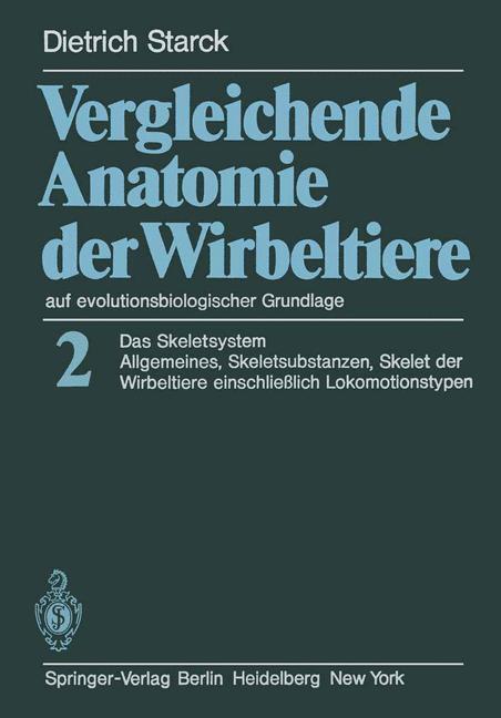 Cover: 9783642671609 | Vergleichende Anatomie der Wirbeltiere auf evolutionsbiologischer...