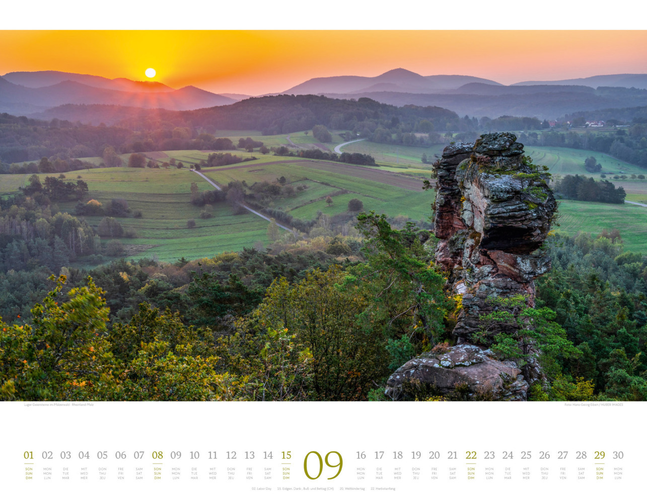 Bild: 9783838424507 | Deutschland - Zauberhafte Landschaften Kalender 2024 | Kunstverlag