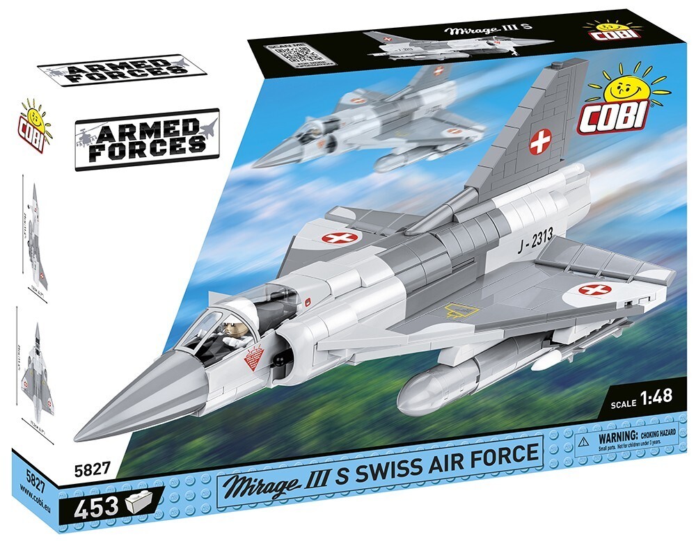 Cover: 5902251058272 | COBI 5827 - Armed Forces, MIRAGE IIIRS Swiss Air Force | Englisch