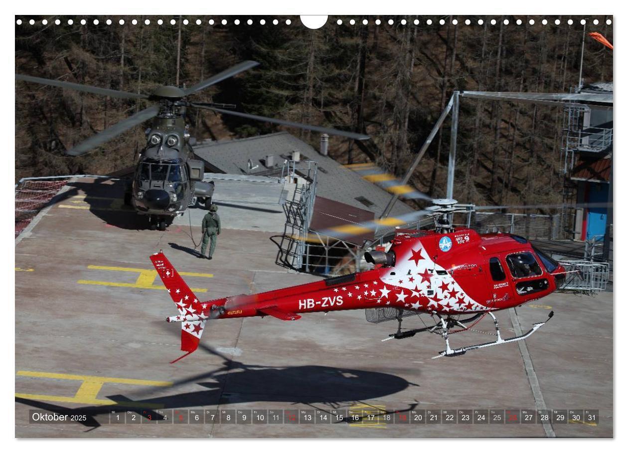 Bild: 9783435634866 | Helikopter in der Luft (Wandkalender 2025 DIN A3 quer), CALVENDO...