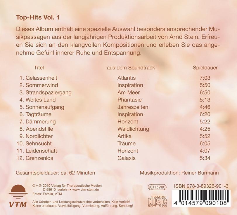 Rückseite: 9783893269013 | Top-Hits zum Entspannen 1. CD | Arnd Stein | Audio-CD | Deutsch | 1998