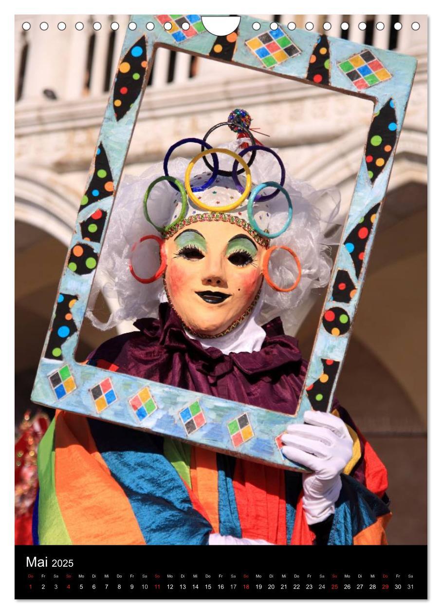 Bild: 9783457087596 | Karneval in Venedig - Phantasievolle Masken (Wandkalender 2025 DIN...