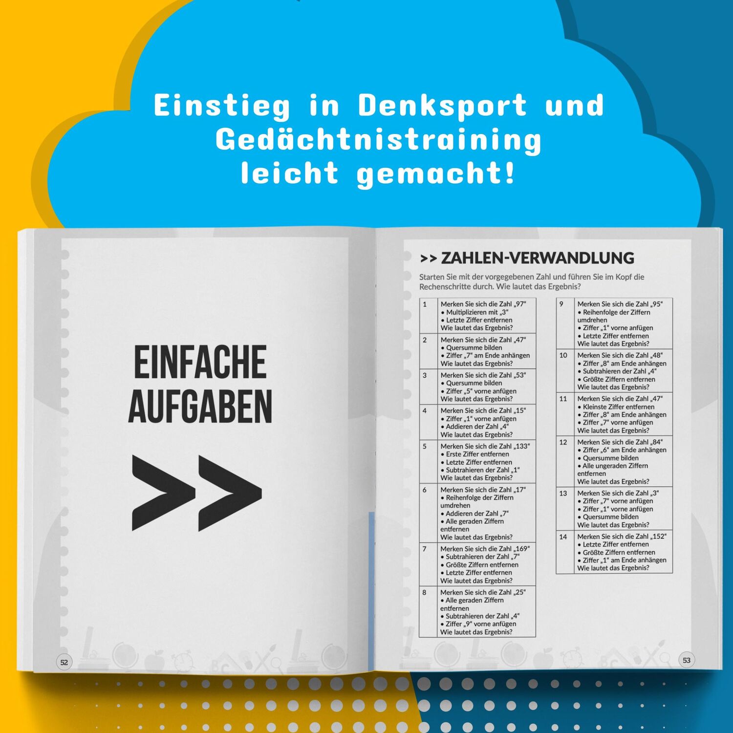 Bild: 9783968900827 | Gedächtnistraining für Senioren | Heiko Spindler | Taschenbuch | 2022