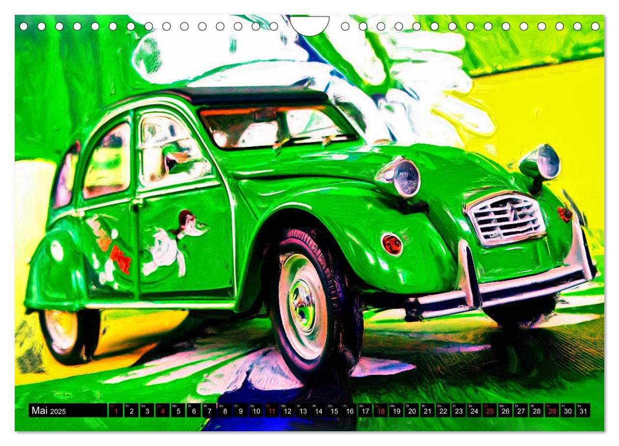 Bild: 9783435281763 | 70 Jahre 2CV (Wandkalender 2025 DIN A4 quer), CALVENDO Monatskalender