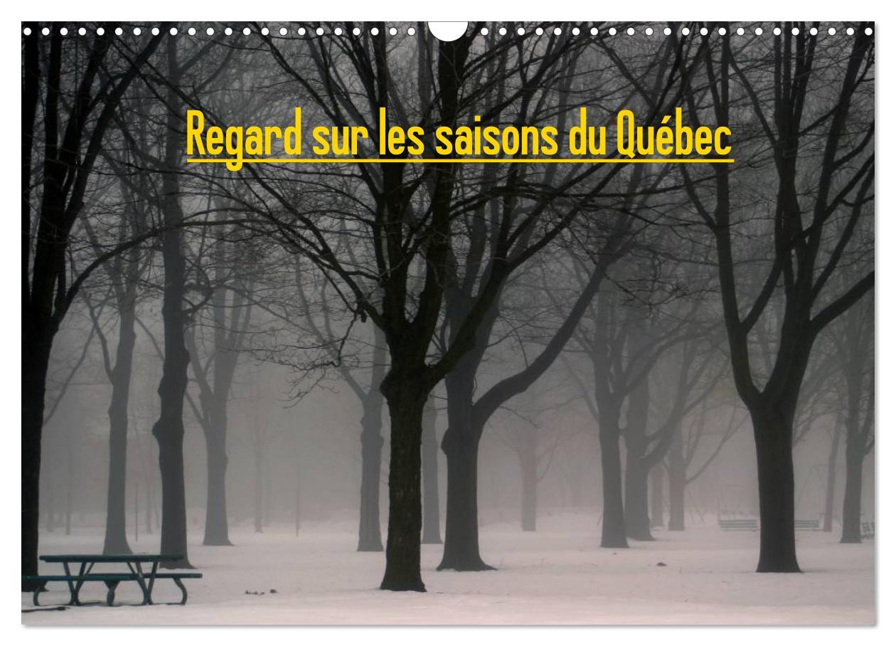 Cover: 9781325951604 | Regard sur les saisons du Québec (Calendrier mural 2025 DIN A3...