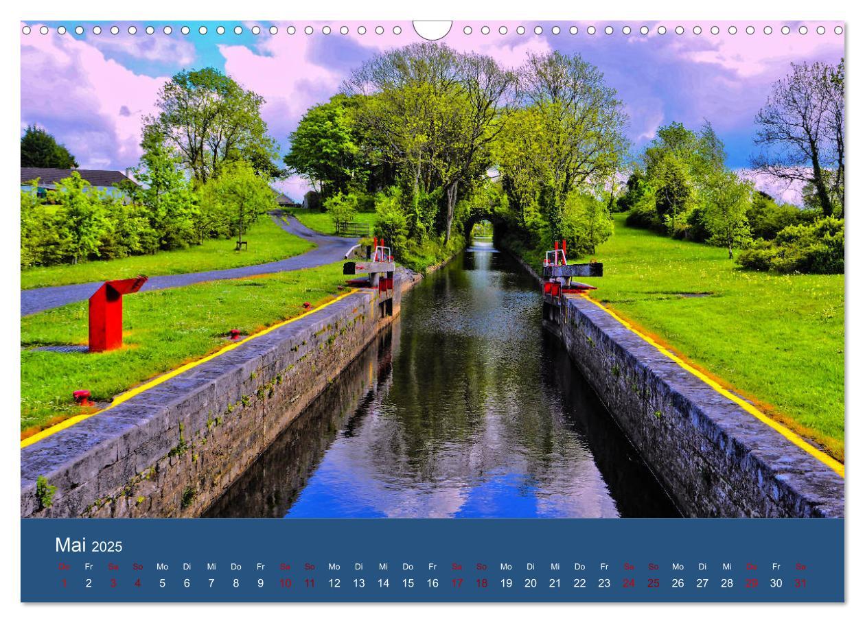 Bild: 9783435431922 | Auf dem Shannon - Mit dem Boot durch Irland (Wandkalender 2025 DIN...