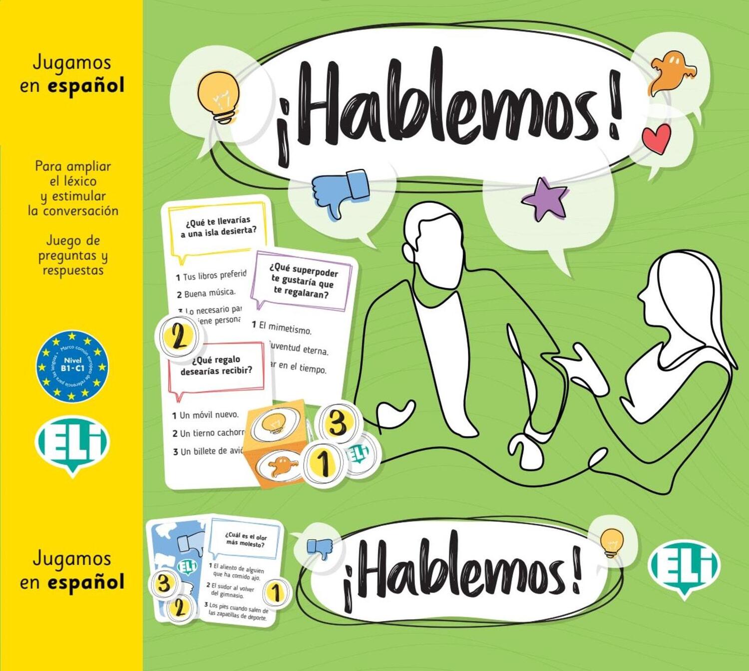 Cover: 9783125154483 | ¡Hablemos! Gamebox | Spiel | ELI Spiele / Spiele zum Sprachenlernen
