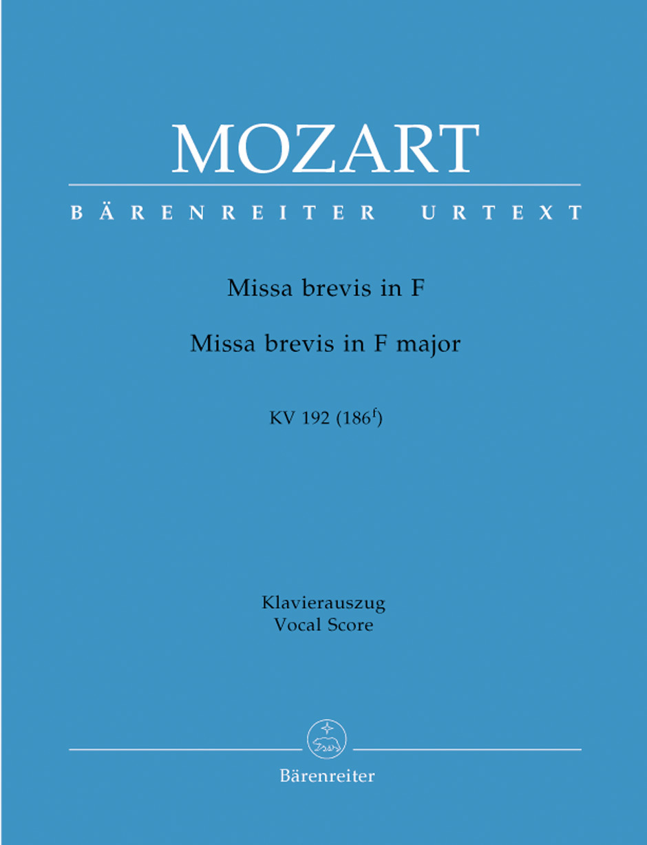 Cover: 9790006456178 | Missa brevis in F major K.192 | Wolfgang Amadeus Mozart | Buch