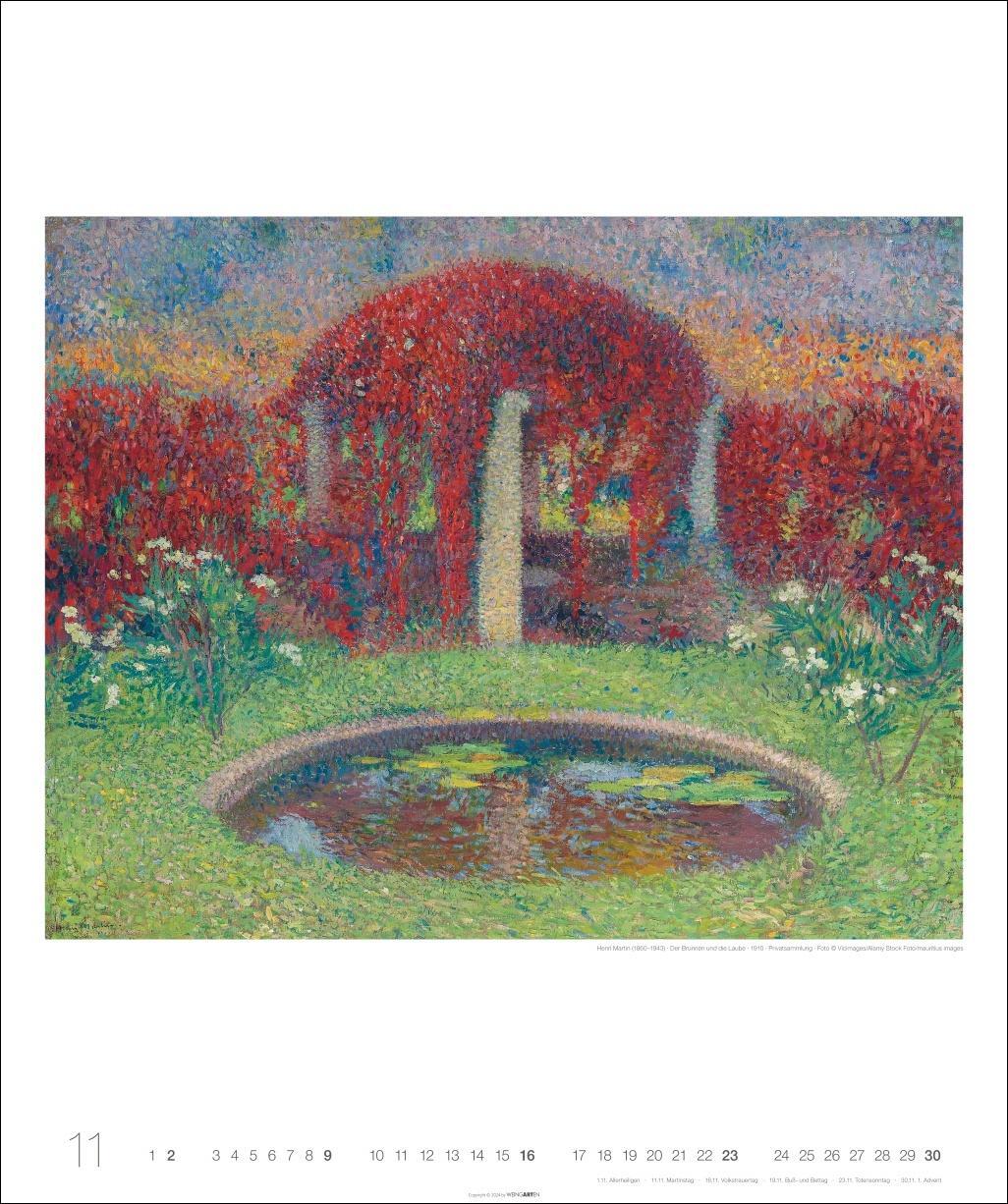 Bild: 9783839900819 | Die schönsten Gärten des Impressionismus Edition Kalender 2025 | 14 S.