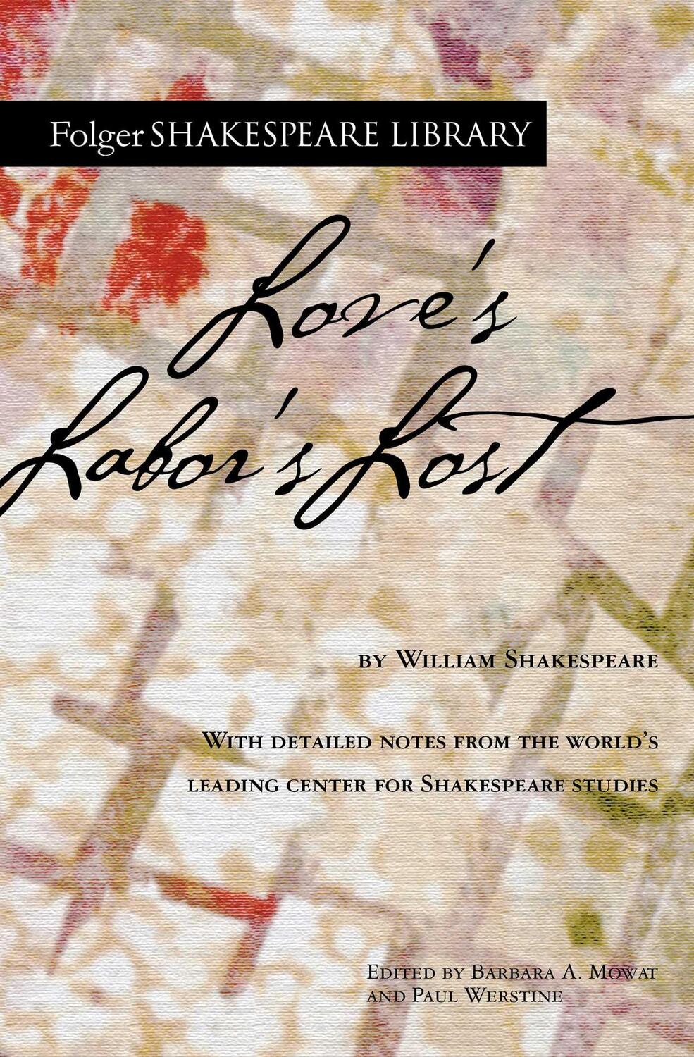 Cover: 9781982164959 | Love's Labor's Lost | William Shakespeare | Taschenbuch | Englisch