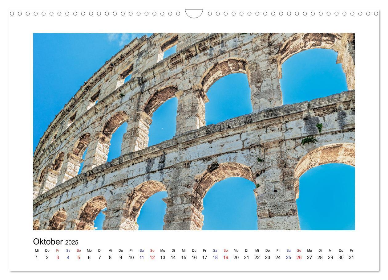 Bild: 9783435175826 | Istrien - Piran ¿ Novigrad ¿ Rovinj ¿ Pula (Wandkalender 2025 DIN...