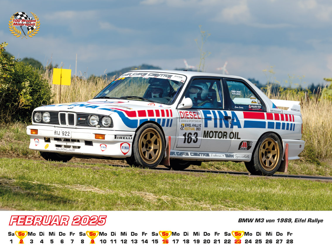 Bild: 9783948794743 | BMW im Rennsport Kalender 2025 | Frank Pommer | Kalender | Deutsch