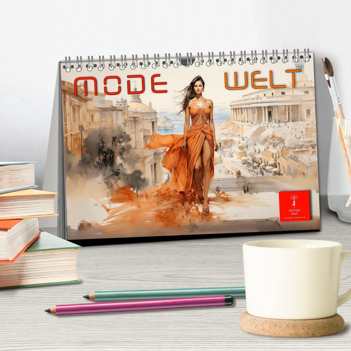 Bild: 9783383862946 | Mode Welt (Tischkalender 2025 DIN A5 quer), CALVENDO Monatskalender