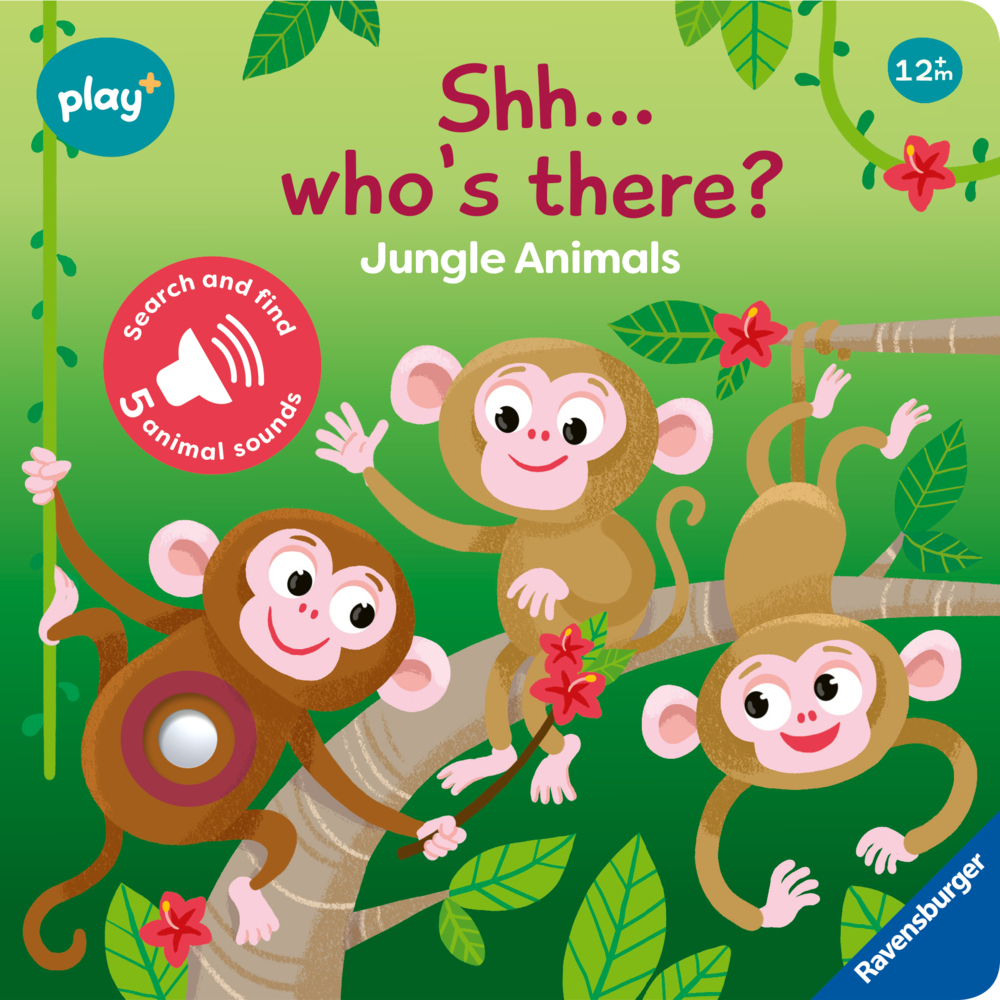 Cover: 9783380970088 | Ravensburger Play+ Shh... Who's there? Jungle Animals (My First...