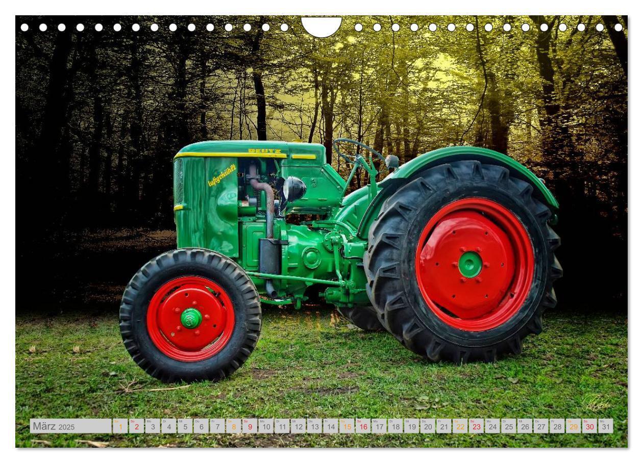 Bild: 9783435607655 | Oldtimer Schätze. Ein Traktoren-Kalender (Wandkalender 2025 DIN A4...