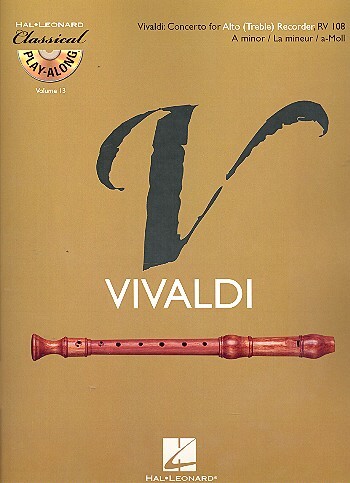 Cover: 9789043132152 | Alto (Treble) Recorder Concerto in A Minor, RV 108 | Antonio Vivaldi