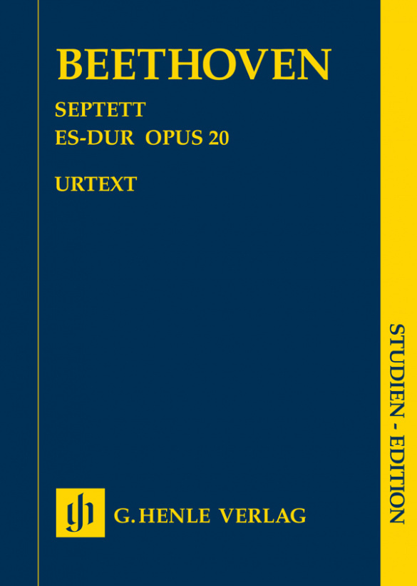 Cover: 9790201890258 | Septet Es-dur op. 20 | Septet in E flat major op. 20 | Beethoven