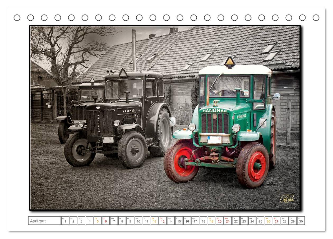 Bild: 9783435629893 | Oldtimer - nostalgische Traktoren und Lastwagen (Tischkalender 2025...