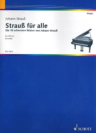 Cover: 9790001040006 | Strauß für alle | Johann Strauß | Broschüre | 56 S. | Deutsch | 1985