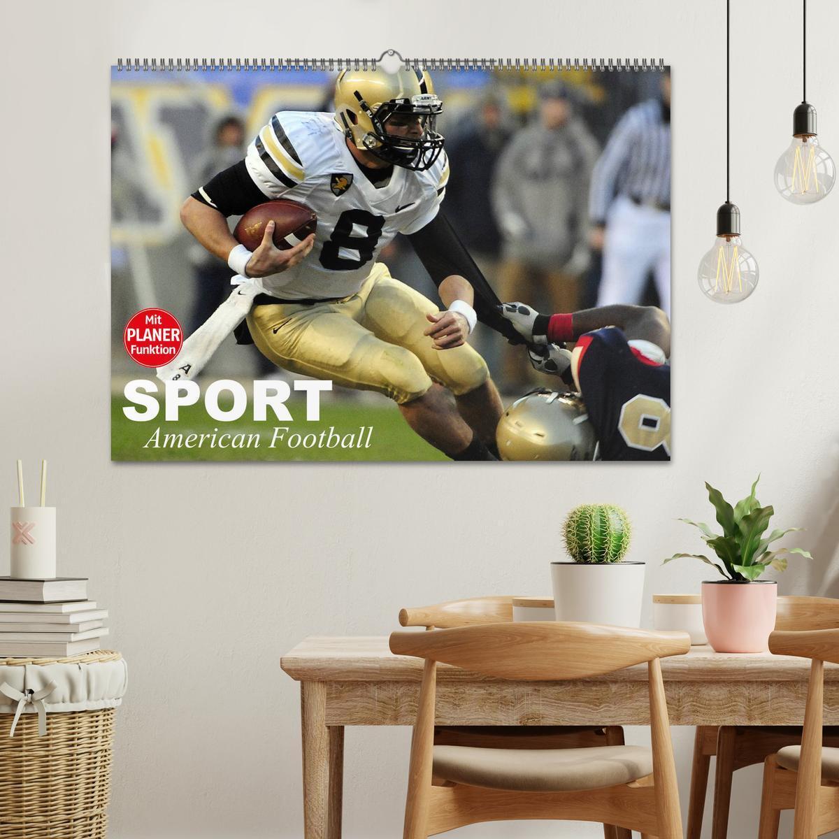 Bild: 9783435551330 | Sport. American Football (Wandkalender 2025 DIN A2 quer), CALVENDO...