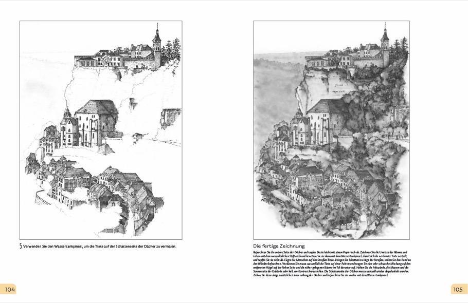 Bild: 9783862304332 | Landschaften Step by Step zeichnen lernen | Margaret Eggleton | Buch